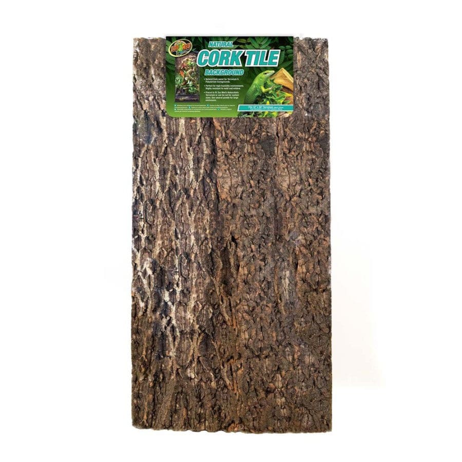 Zoo Med Natural Cork Tile Background Brown 16 Inches X 36 Inches - Pet Supplies - Zoo Med