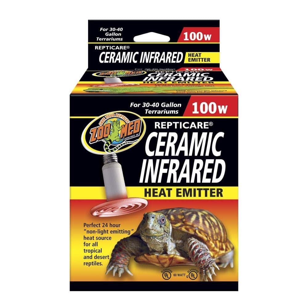 Zoo Med ReptiCare Ceramic Infrared Heat Emitter 100 Watts - Pet Supplies - Zoo Med