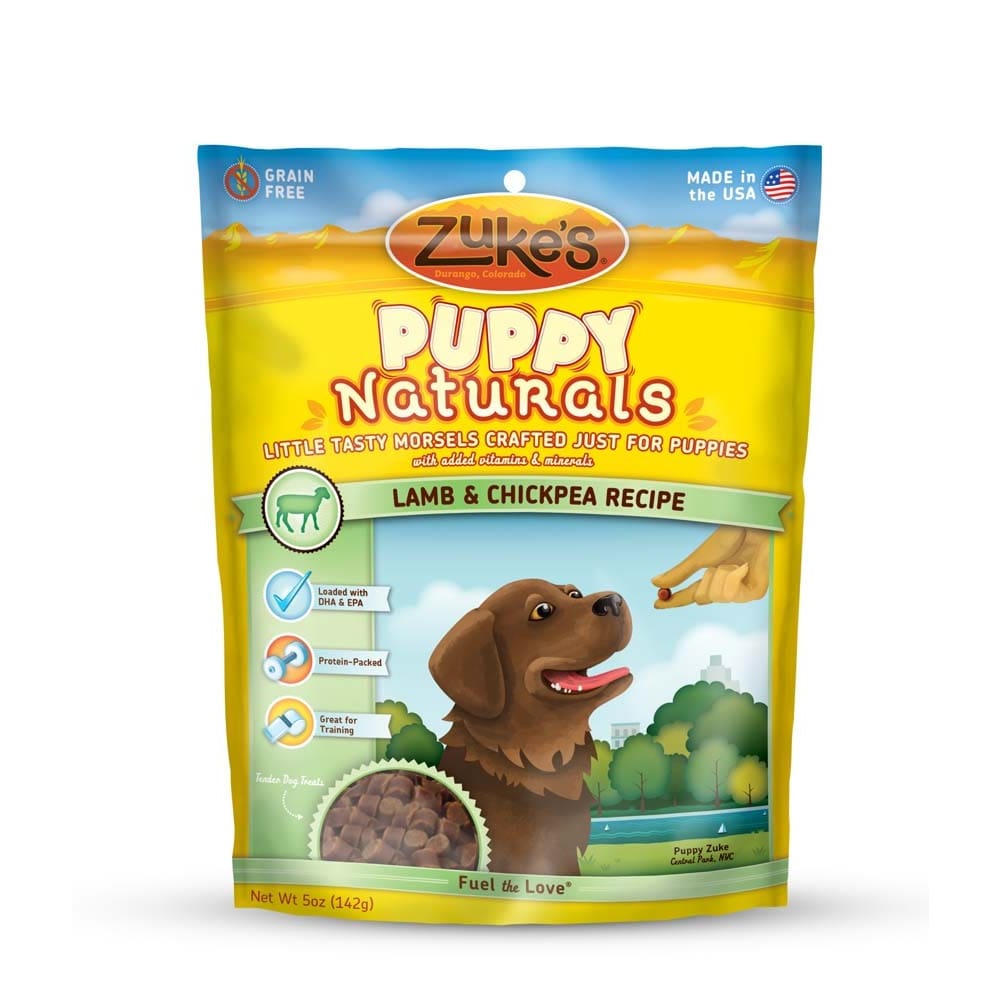 Zukes Puppy Naturals Lamb and Chickpea Recipe Dog Treats 5 Oz - Pet Supplies - Zukes